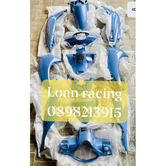 DÀN ÁO VO NHỰA SH MODE MÀU XANH ĐOI 2014 ĐẾN 2019 ZIN CHÍNH HÃNG HONDA - VJC SÀI GÒN