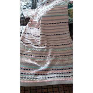 ORDER Đầm len kẻ ngang ulzzang