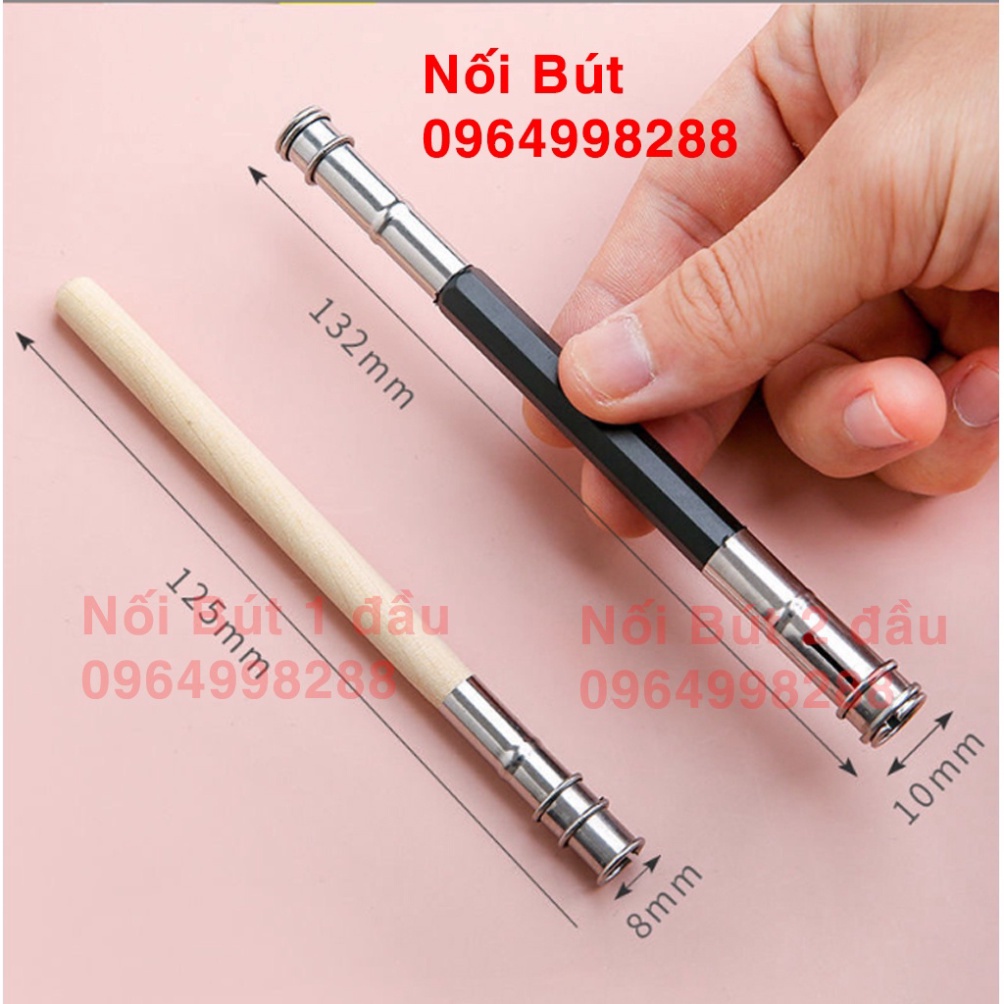 Nối Bút Chì 2 đầu - giúp bút chì dài ra dễ đánh bóng, không bị bẩn tay