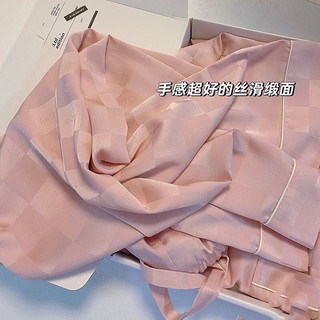 Set bộ lụa in chìm caro