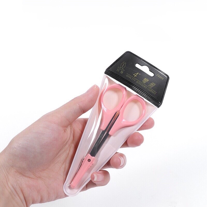 Kéo cắt mi giả đầu cong