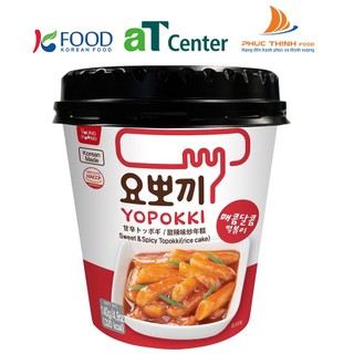 [CAY NGỌT] Bánh Gạo Young Poong Topokki Vị Cay Ngọt Nhập Khẩu Hàn Quốc Dạng Ly (140g/ly)