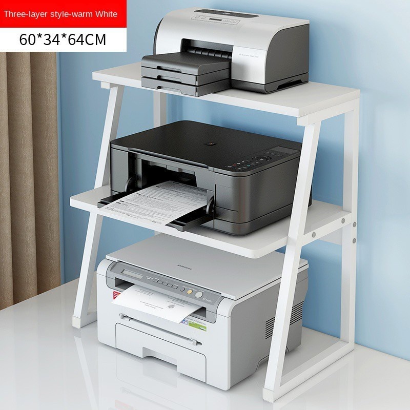 Kệ máy in 2 tầng Kệ photocopy gia đình hai tầng để bàn đa năng