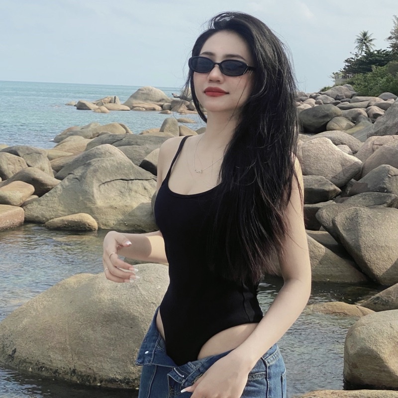 [Hàng có sẵn] bodysuit hai dây hở lưng siêu sexy | BigBuy360 - bigbuy360.vn