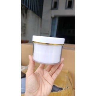 HŨ ĐỰNG KEM BODY 2 LỚP MÀU TRẮNG 100gr