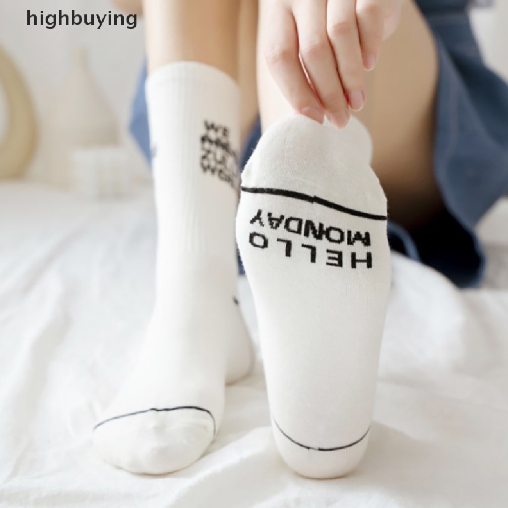 Đôi Vớ Cotton Phong Cách Hip Hop Đường Phố Hàn Quốc 1997 Cho Nữ