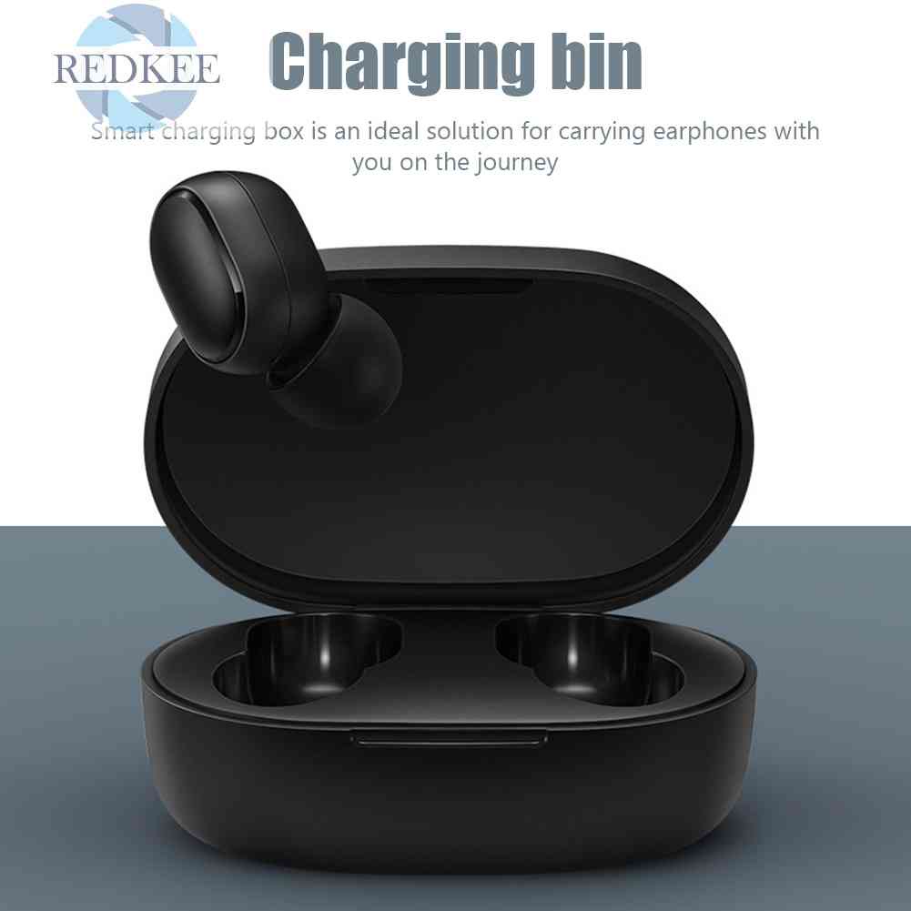 Bộ Hộp Sạc Không Dây Kèm Dây Cáp USB Cho Xiaomi Redmi AirDots TWS