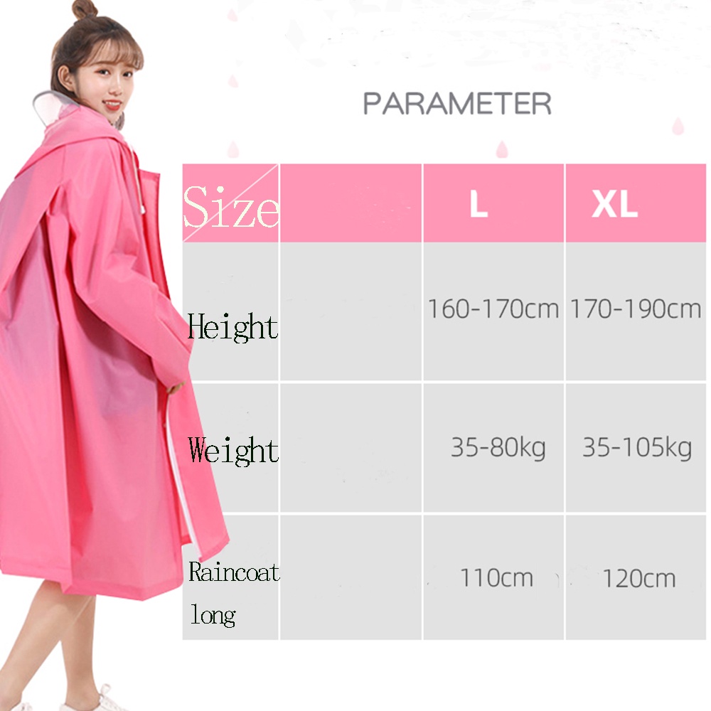 Áo mưa EVA 4 trong 1 tiện dụng khi chạy xe máy / xe đạp