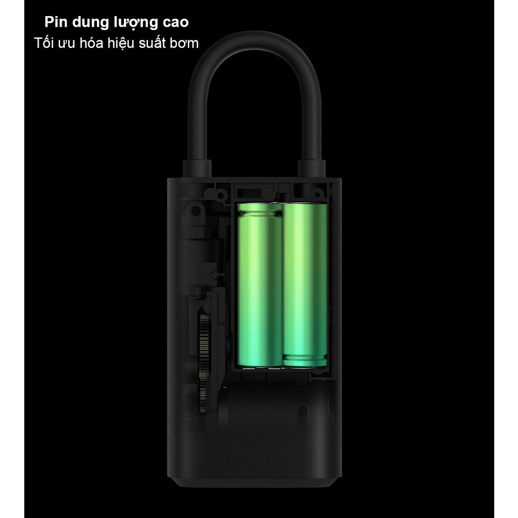 Máy bơm xe hơi ô tô Xiaomi 1S MJCQB04QJ đa năng - Pin 2000mAh - USB Type-C