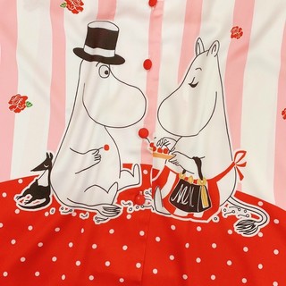 BỘ PYJAMA LỤA CỘC DÀI HOẠ TIẾT ĐỎ XINH