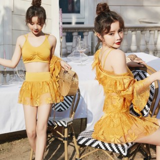 Bộ Đồ Bơi Nữ Bikini Quần Áo Tắm Biển 3 Chi Tiết