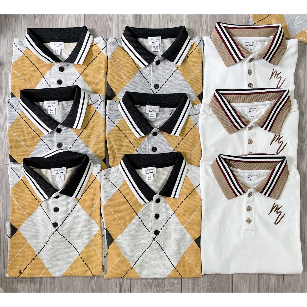 Set 2 Áo Polo Bé Trai Chất Đẹp - Combo 2 Áo Polo Cho Bé Hàng Thiết Kế Thời Trang Cao Cấp Chuẩn Form