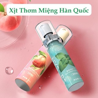 Xịt thơm miệng 20ml dung tích giữ mùi lâu không chứa cồn Chai xịt thơm miệng Hoa Quả Thơm miệng