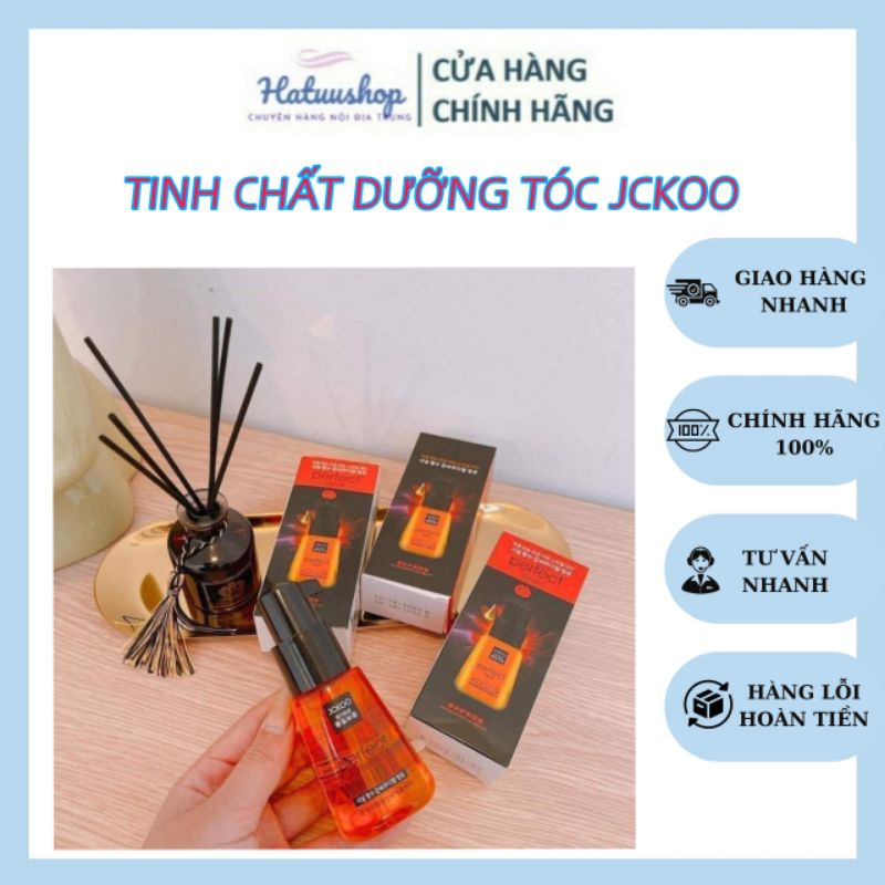 Tinh dầu dưỡng tóc uốn, dưỡng tóc khô xơ, tóc nhuộm Jckoo giúp giữ nếp, tạo nếp, phục hồi hư tổn