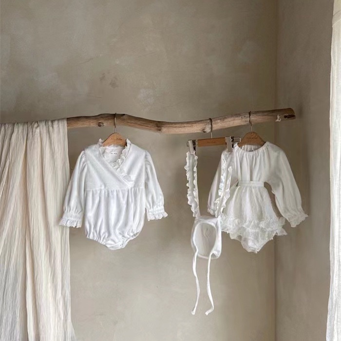 Tạp Dề Công Chúa Phối Ren Phong Cách Phương Tây Dành Cho Bé Gái KPO8