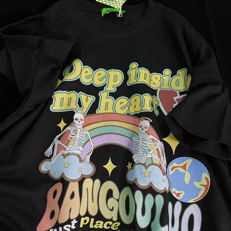 NRVP Áo Thun 100% Cotton Tay NgắN Plus Size Cho Nam Và Nữ