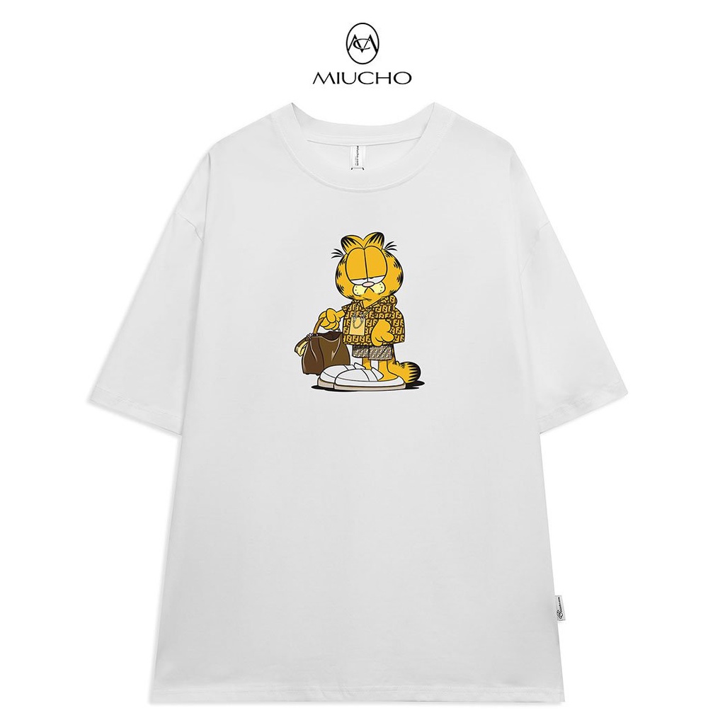 Áo thun nữ form rộng tay lỡ unisex đẹp chất vải cotton hàn quốc AT058 Miucho in hình