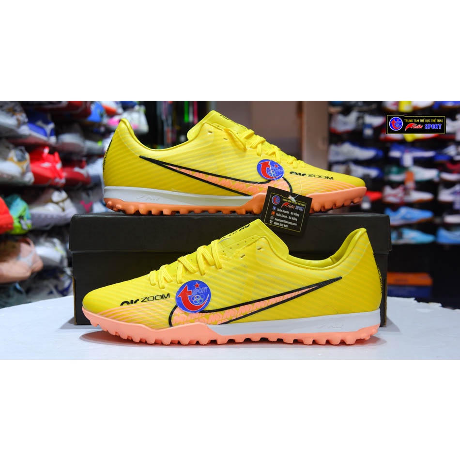 Giày đá bóng Mercurial Vapor- 15 Academy +tf - vàng (size 39-45)