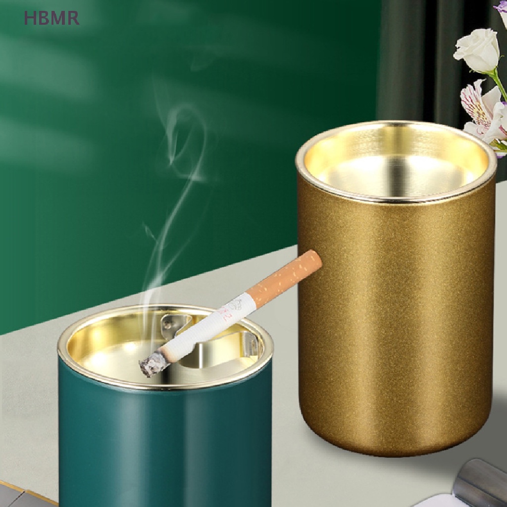 Gạt Tàn Thuốc Hình Tròn Bằng Thép Không Gỉ Chống Gió