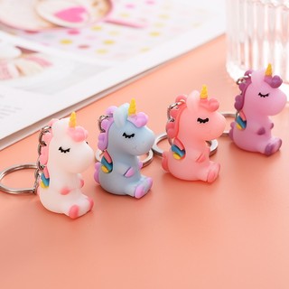 Móc khóa hình kỳ lân hoạt hình đáng yêu