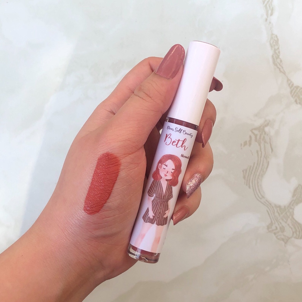 Son kem siêu nhẹ không trôi - Đỏ nâu gạch  - Dear Self Beauty Blurmatte