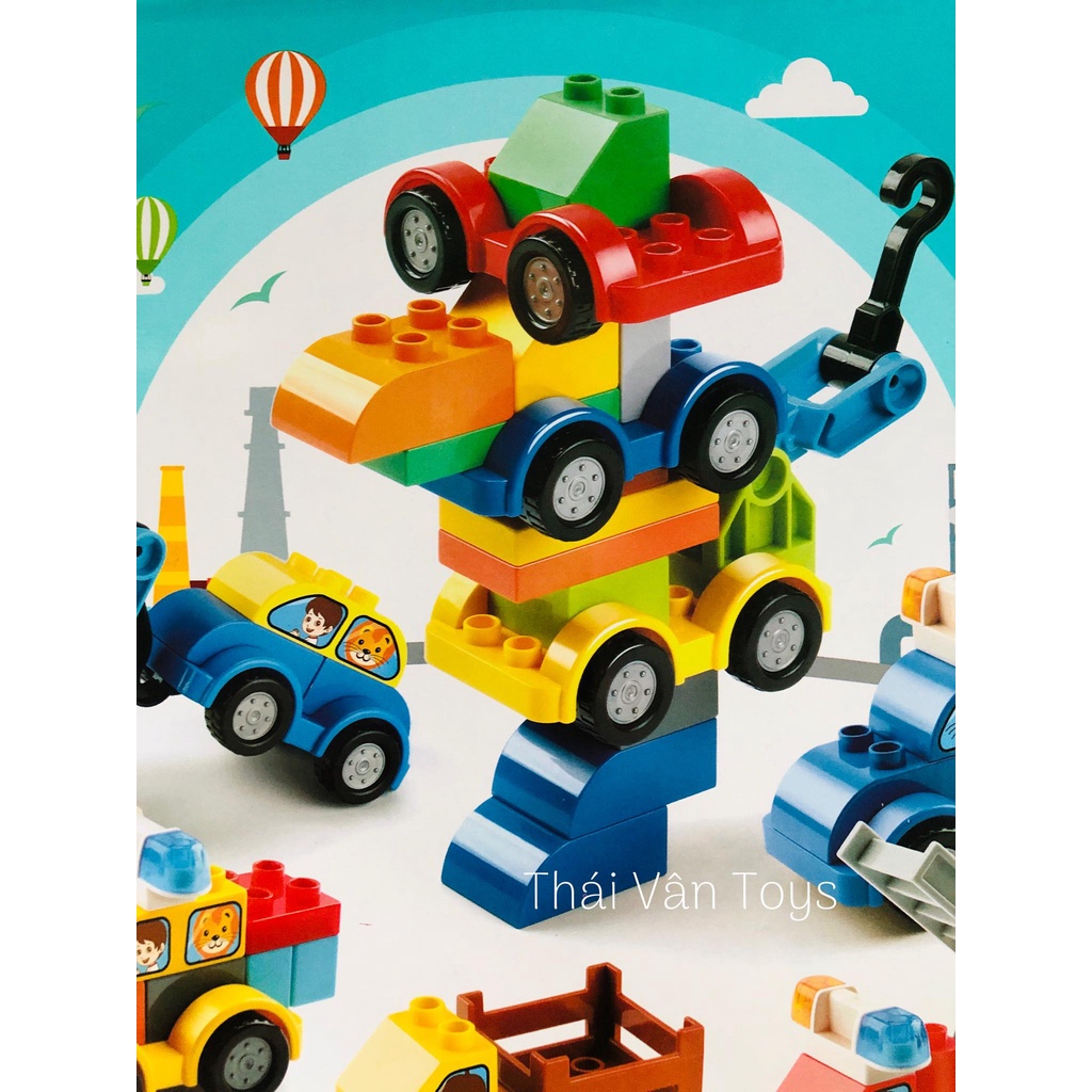 Bộ Lắp Ghép Trạm đổ x.ăng Gas Station 105 chi tiết - Lego size lớn