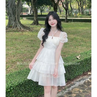 [Ảnh Thật / Sẵn] 🫧ĐẦM - VÁY TRẮNG TIỂU THƯ *BOO*