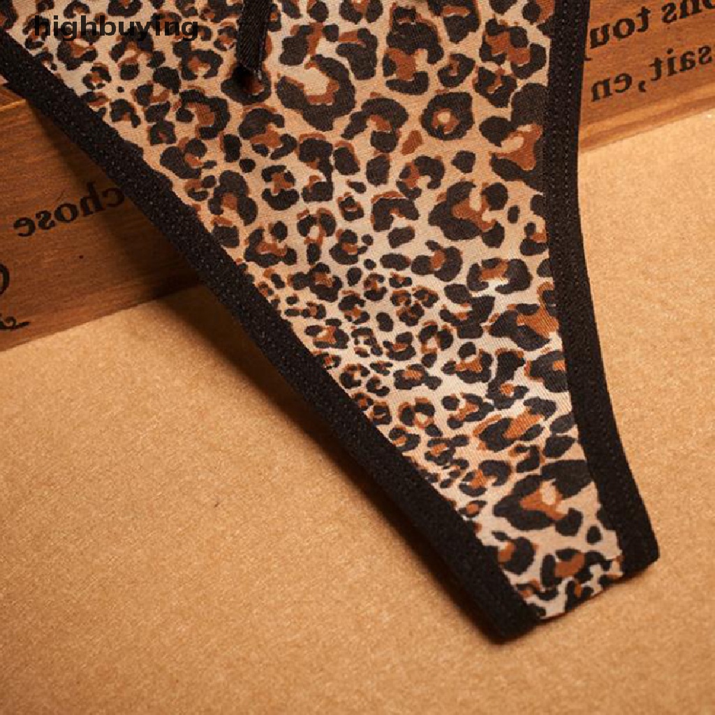 Quần Lót Ren Họa Tiết Da Báo Quyến Rũ Cho Nữ