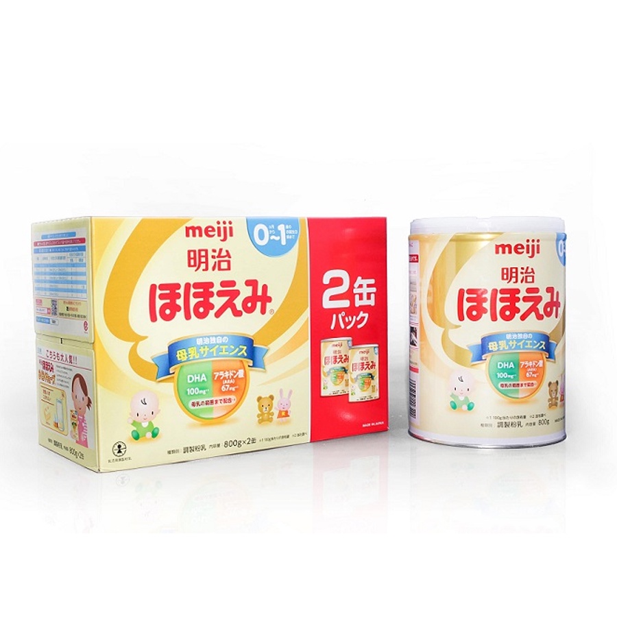 [Date 2024] Sữa Meiji Lon Số 0, Số 9, Meiji HP Nội Địa Nhật - Sữa Bột Công Thức 800g