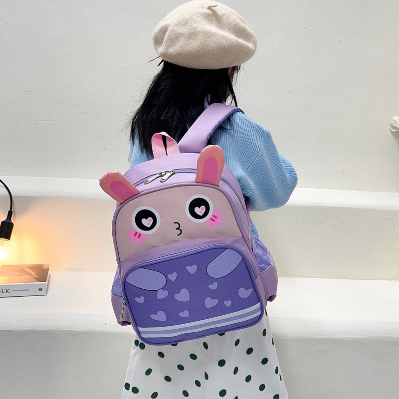 Balo đi học,cặp sách siêu nhẹ thoáng khí họa tiết hoạt hình cho bé trai bé gái