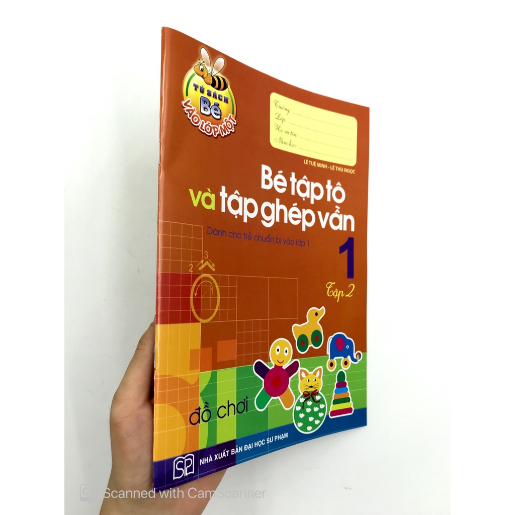 Sách_Tủ Sách Bé Vào Lớp 1 - Bé Tập Tô Và Tập Ghép Vần_Tập 2