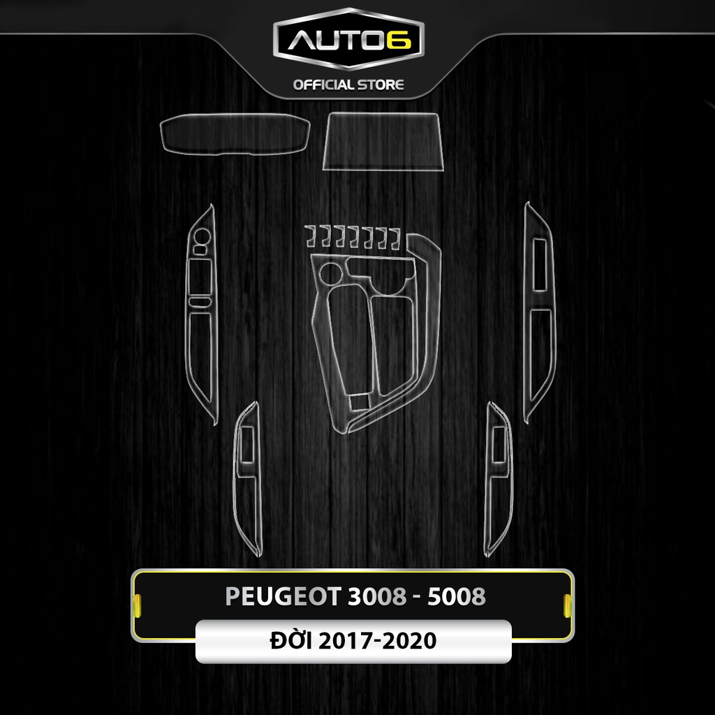 PEUGEOT 3008-5008: Phim PPF dán màn công tơ mét -  AUTO6 &lt;Made in Việt Nam&gt; chống xước, che phủ các vết xước cũ....