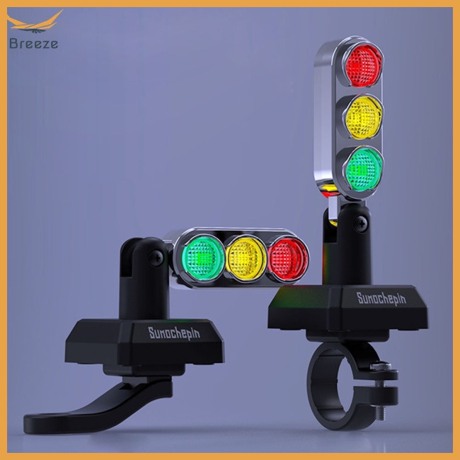 Đèn Cảnh Báo Giao Thông Mini Gắn Mũ Bảo Hiểm Tiện Dụng