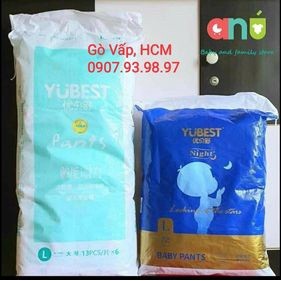 Tả/Bỉm Quần Yubest Night/ Gold siêu thấm, mỏng full size S90/ M84/L78/XL72/XX66