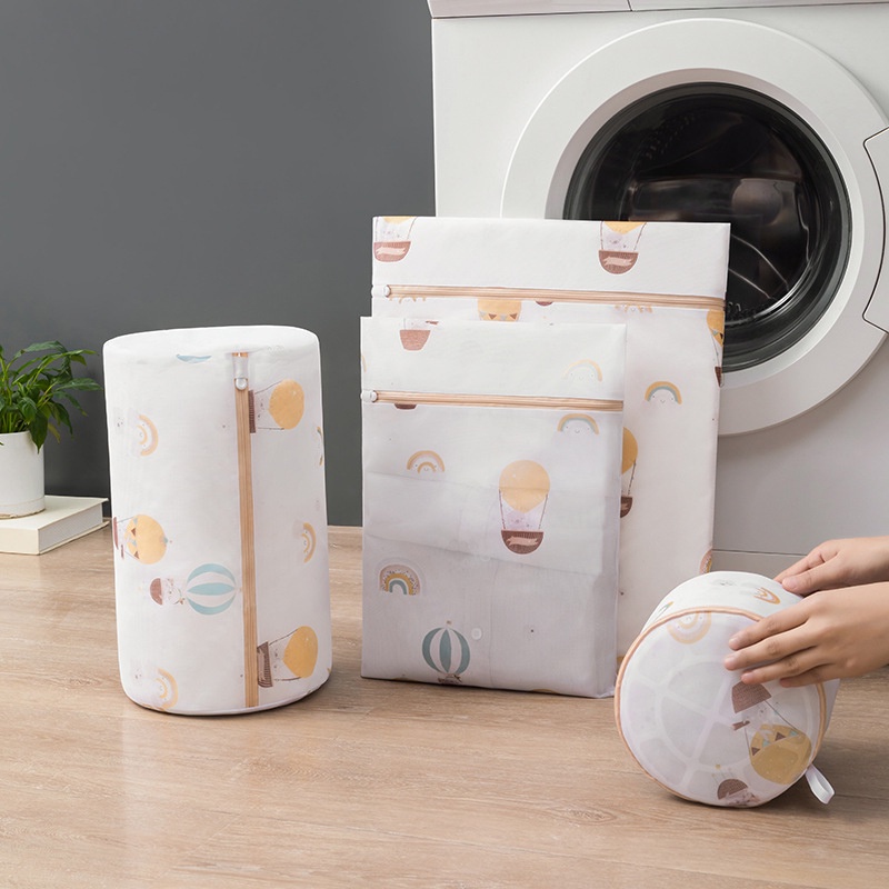 Túi Giặt Đồ In Họa Tiết Xinh Xắn Tiện Dụng