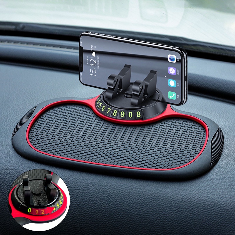 Giá Đỡ Điện Thoại Đa Năng Chống Trượt Bằng Silicon Gắn Bảng Điều Khiển Xe Hơi