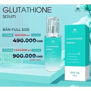 Serum Mychi phiên bản 40ml - Serum Cấy trắng Lá vàng 24k