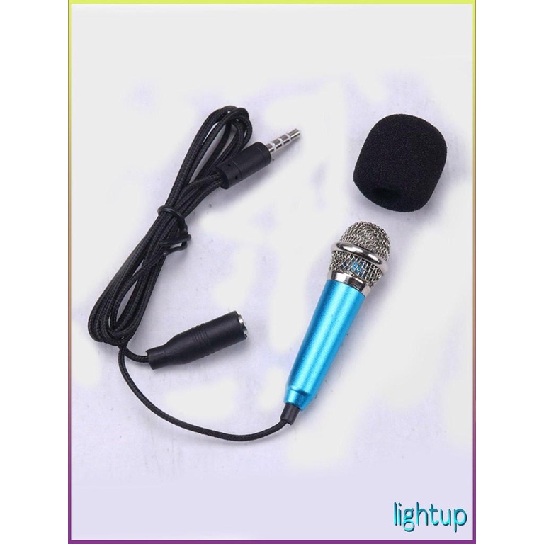 Bài phát biểu Hát Micrô có dây nhỏ 3,5Mm cho điện thoại di động Máy tính bảng xách tay