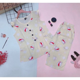 Đồ Bộ Tole Lanh 4 nút VNXK (nhiều màu)