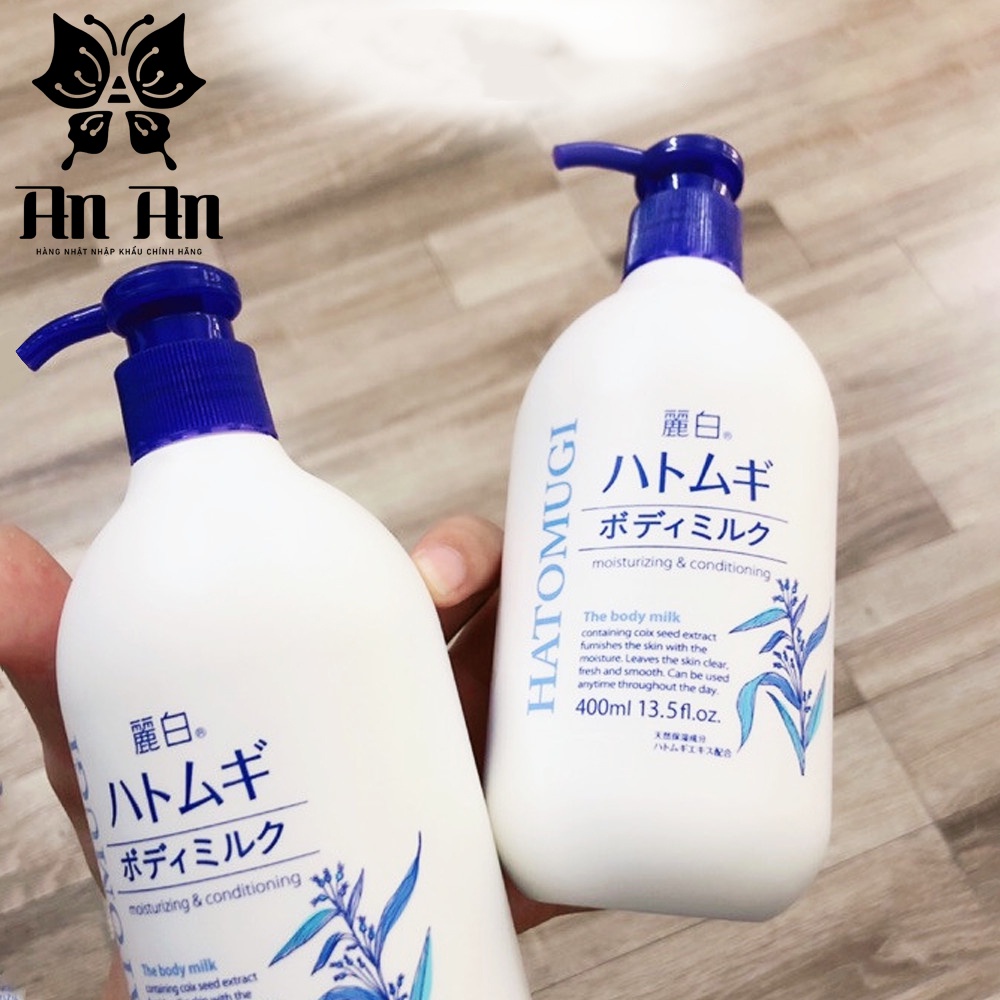 Sữa dưỡng thể ban đêm Hatomugi The Body Milk 400ml