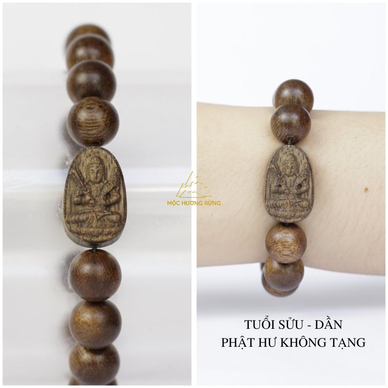 Vòng Tay Trầm Hương Mix Mặt Phật Bản Mệnh Size 8-10-12-14-16mm Cho Nam Và Nữ