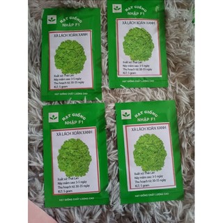 5gr hạt giống xà lách xoăn Xanh