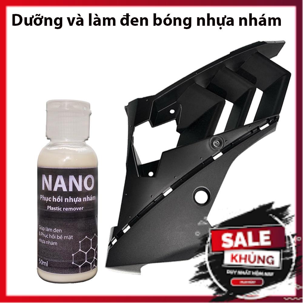 Dung Dịch Nano Phục Hồi Nhựa Nhám Phủ Bóng Nhựa Đen Bóng Lốp Xe Ô Tô Xe Máy Phục Hồi Nhựa Lốp Xe Cũ Xước Bạc Màu Như Mới