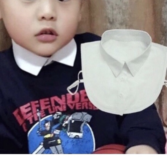 cổ áo sơ mi cho trẻ em