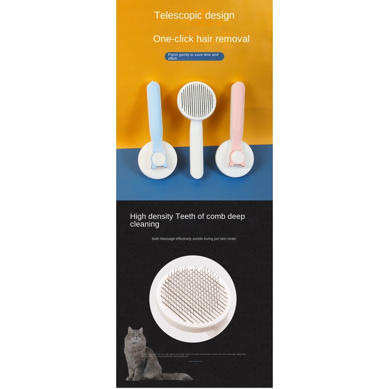 Lược Chải Lông Chất Liệu Thép Không Gỉ Tiện Dụng Dành Cho Thú Cưng