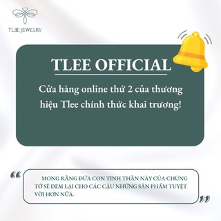 Nhẫn bạc nữ TLEE hình khối móc nối basic cá tính NCJ A0173