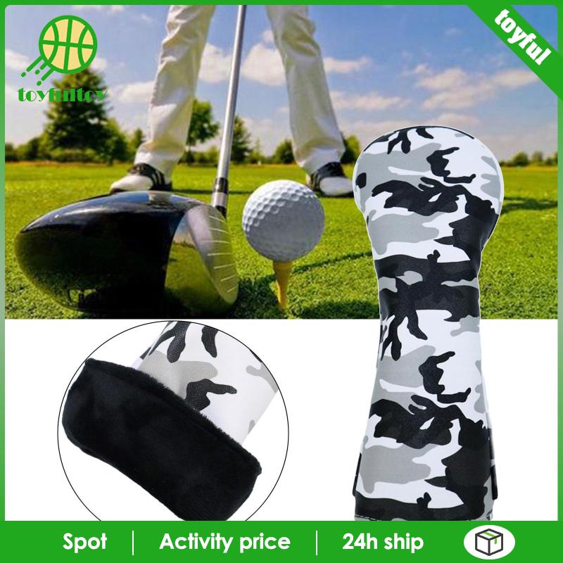 Vỏ Bọc Đầu Gậy Đánh Golf Bằng Gỗ Kèm Thẻ Số