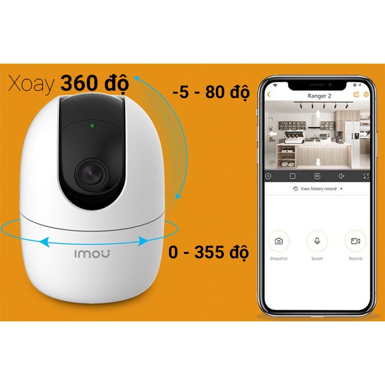 CAMERA WIFI IMOU C22EP 2MP 1080p FULLHD- Đàm Thoại 2 Chiều - CHÍNH HÃNG BH 2 NĂM-KMB