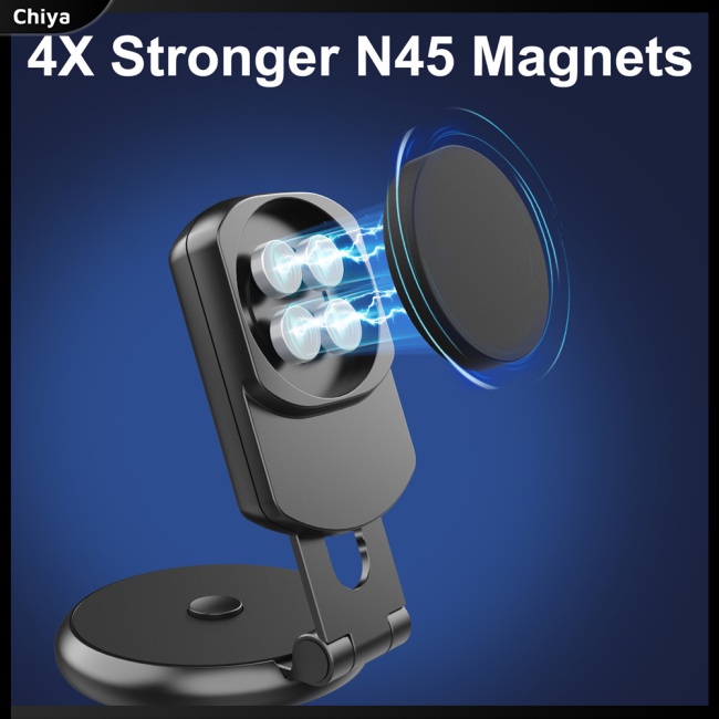 Giá Đỡ Điện Thoại Từ Tính Xoay 360 Độ Trên Xe Hơi Cho Điện Thoại 4-7inch