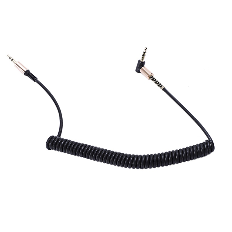Cáp Âm Thanh Aux Jack 3.5mm 3.5mm Góc 90 Độ Chuyên Dụng Cho iphone Đen